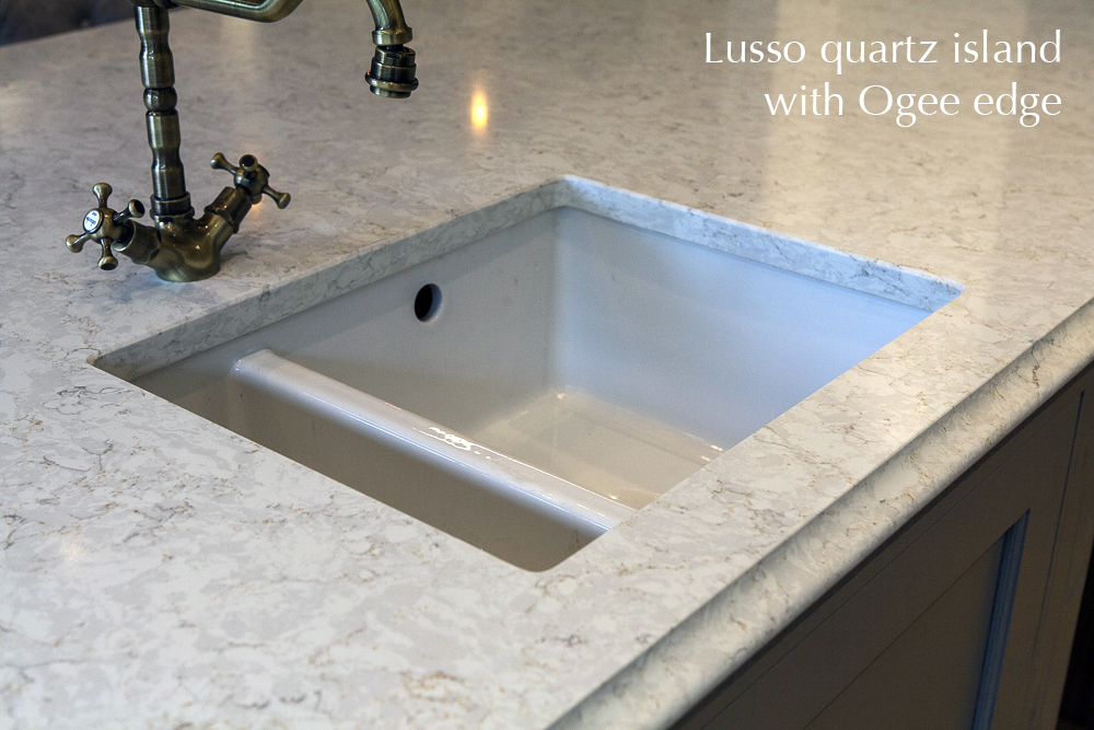 Lusso quartz kitchen island, Carlow, Dublin,