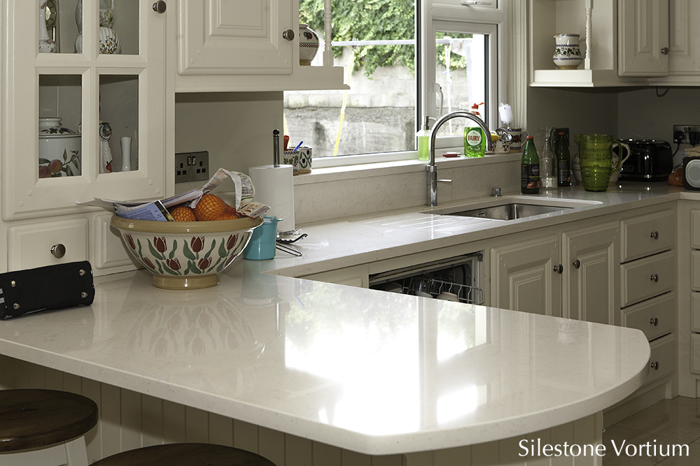 refurbished kitchen, Silestone counter tops, kitchen renovations